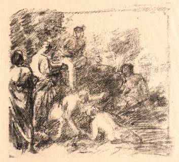 Henri Fantin-Latour (French, 1836 - 1904). The Bathers, ca. 1900-1904. Lithograph.