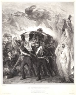 Aimé de Lemud (French, 1816 - 1887). Le Retour en France, 1841. Lithograph on Chinese paper laid