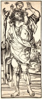 School of Albrecht DÃ¼rer (German, active early 16th century). St. Christopher, ca. 1510-1520.