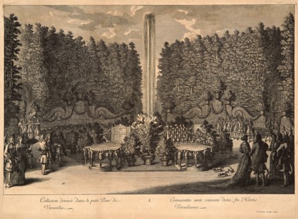 Jean Le Pautre (French, 1618-1682). Collation donne dans le petit Parc de Versailles, 1678. From Le