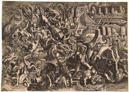 Giovanni Battista Scultori (aka Mantovano, Italian, 1503-1575) ) after Giulio Romano (Italian,