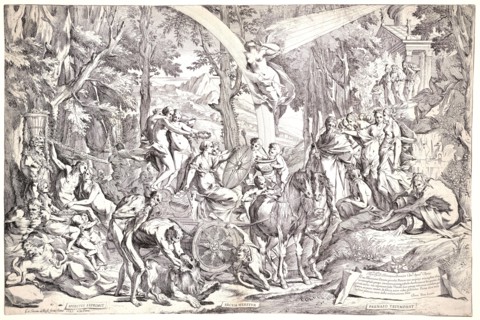Pietro Testa (Italian, 1611/1612 - 1650) after Jacomo de Rossi (Italian, active 1648). The Triumph