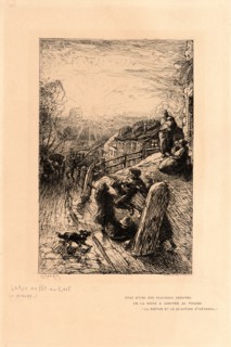 Auguste Louis LepÃ¨re (French, 1849 - 1918). La Rue du Pot-au-Lait, ca. 1901. From La BiÃ¨vre, Les