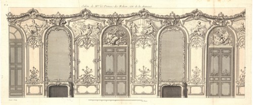 Auger Lucas (French, 1685 - 1765). Salon de Mgr. le Prince de Rohan, coté de la cheminée, 18th