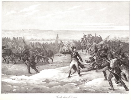 Théodore Géricault (French, 1791 - 1824). March in the Desert (Marche dans le Désert), ca. 1822.