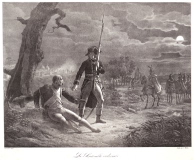 Francisque-Martin-FrancÂ¸ois Grenier de Saint-Martin (French, 1793 - 1867). The Sleeping Sentry (La