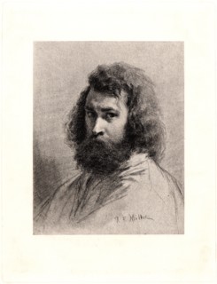 Jean-FranÃ§ois Millet (French, 1814 - 1875). Self-Portrait of Jean-FranÃ§ois Millet, ca. 1846.