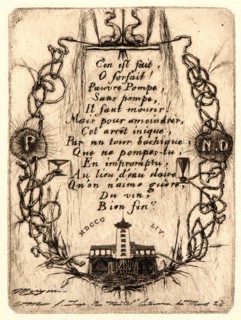 Charles Meryon (French, 1821 - 1868). La Petite Pompe, Paris, 1854. Etching. Second state.