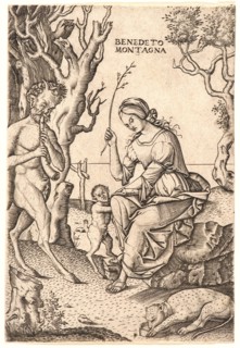Benedetto Montagna (Italian, ca. 1480 - 1556/1558). Satyr Family (Le Satyre), 16th century.