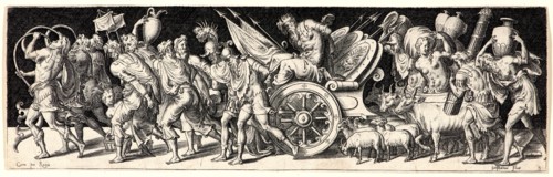 Etienne Delaune (aka Ãâtienne Delaune) (French, ca. 1519 - 1583). Triumphal March (Marche