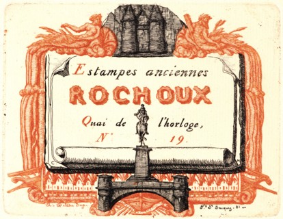 Charles Meryon (French, 1821 - 1868). Adresse de Rochoux, 19th century. Etching.