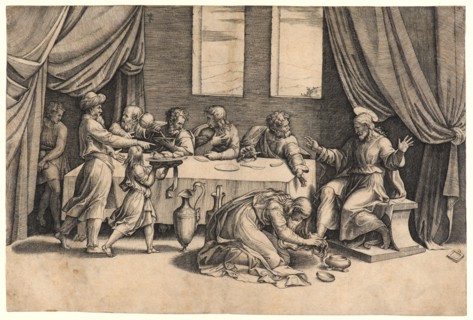 Marcantonio Raimondi (Italian, ca. 1470/1482 - 1527/1534) after Raphael (Italian, 1483 - 1520).