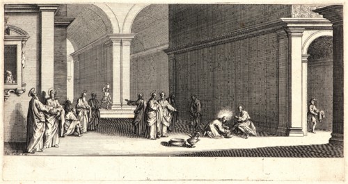 Jacques Callot (French, 1592 - 1635). The Washing of Christ's Feet (Le lavement des pieds), 1618.