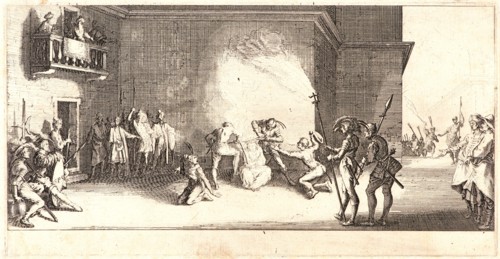 Jacques Callot (French, 1592 - 1635). The Crowning with Thorns (Le couronnement d'épines), 1618.