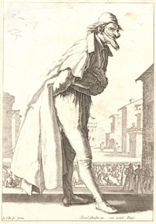 Jacques Callot (French, 1592 - 1635). Cassander, 1618. From The Three Actors (Les Trois Pantalons).