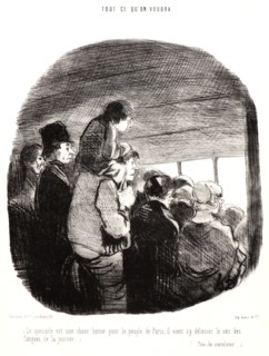 Honoré Daumier (French, 1808 - 1879). Le Spectacle est une chose bonne..., 1849. From Tout ce qu'on