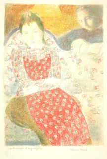 Maurice Denis (French, 1870 - 1943). On the Sofa of Pale Silver (Sur le canapé d'argent pÃ¢le),