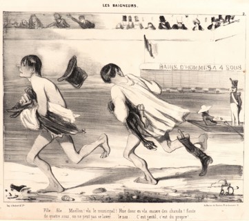 Honoré Daumier (French, 1808 - 1879). File...Moellon! via le municipal!..., 1839. From Les