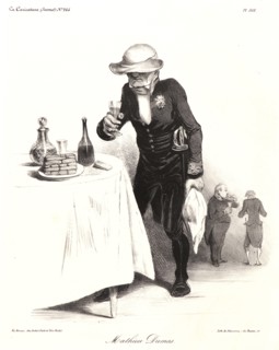 Honoré Daumier (French, 1808 - 1879). Mathieu Dumas, 1835. Lithograph on white wove paper. Image: