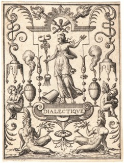 Etienne Delaune (aka Ãâtienne Delaune) (French, ca. 1519-1583). Dialectic (La Dialectique). From