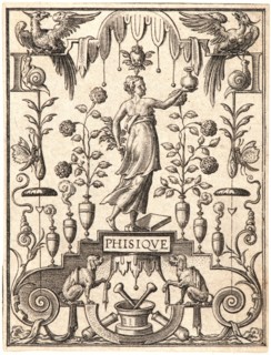 Etienne Delaune (aka Ãâtienne Delaune) (French, ca. 1519-1583). La Physique. From The Sciences.