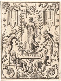 Etienne Delaune (aka Ãâtienne Delaune) (French, ca. 1519-1583). Jurisprudence (La Jurisprudence), .