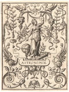 Etienne Delaune (aka Ãâtienne Delaune) (French, ca. 1519-1583). Astronomy (L'A`stronomie). From The
