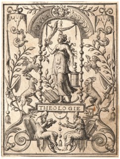 Etienne Delaune (aka Ãâtienne Delaune) (French, ca. 1519-1583). Theology (La Théologie), 16th