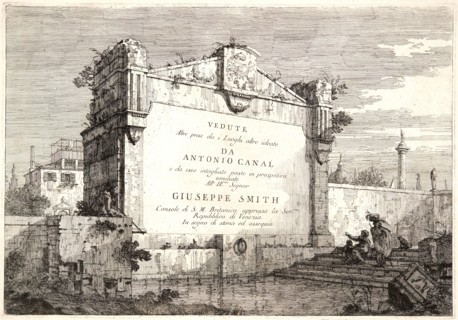 Canaletto (aka Antonio Canale) (Italian, 1697 - 1768). The Title Page: Views, some taken from