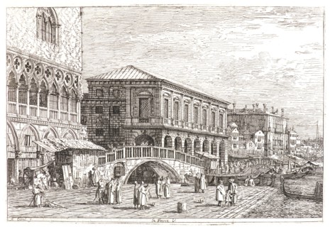 Canaletto (aka Antonio Canale) (Italian, 1697 - 1768). Prison, Venice (La Prison V Ã  Venise), 18th