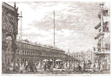 Canaletto (aka Antonio Canale) (Italian, 1697 - 1768). The Former Chief Magistrates Palace, Venice