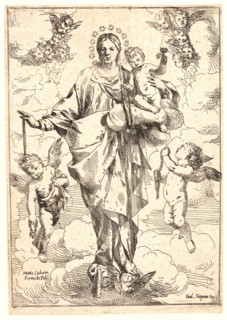 Giulio Carpioni (Italian, 1613 - 1678). The Virgin of the Rosary (La ViÃ¨rge au Rosaire), 17th