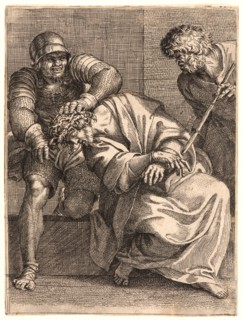Annibale Carracci (Italian, 1560 - 1609). Christ Crowned with Thorns, 1608. Etching. First state.