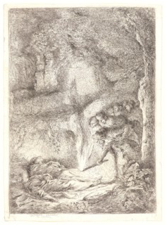 Giovanni Benedetto Castiglione (Italian, 1609 - 1664). Discovery of the Bodies of Sts. Peter and