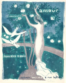 Maurice Denis (French, 1870 - 1943). Love (Amour), 1892-1899. Lithograph printed in three colors