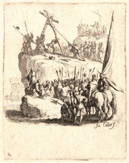 Jacques Callot (French, 1592 - 1635). Christ Is Pierced with a Lance (Jésus est percé d'une lance),