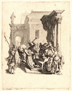 Jacques Callot (French, 1592 - 1635). The Condemnation to Death (La condamnation Ã  mort), 1624.