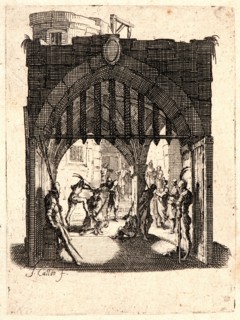 Jacques Callot (French, 1592 - 1635). The Crowning with Thorns (Le couronnement d'épines), 1624.