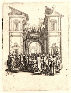 Jacques Callot (French, 1592 - 1635). The Presentation to the People (La présentation au peuple),