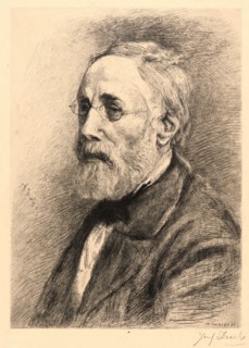 Charles Courtry (French, 1846-1897) after Jozef IsraÃ«ls (Dutch, 1824 - 1911). A Painter Etcher