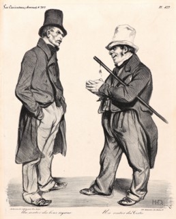 Honoré Daumier (French, 1808 - 1879). A Stockholder of Royal Bonds... (Un Rentier des bons royaux