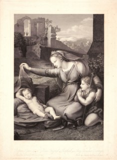 Auguste Gaspard Louis Desnoyers (French, 1779 - 1857) after Raphael (Italian, 1483 - 1520). Madonna