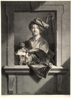 Pierre Drevet (French, 1663-1738) after Hyacinthe Rigaud (French, 1659 - 1743). Portrait of the