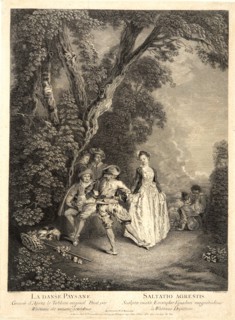 Benoit Audran, II (French, 1698-1772) after Jean-Antoine Watteau (French, 1684 - 1721). The Peasant