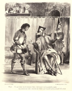 EugÃ¨ne Delacroix (French, 1798 - 1863). Mephistopheles Receiving the Student (MéphistophélÃ¨s