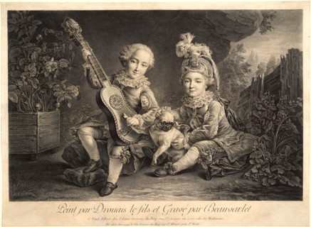 Jacques Firmin Beauvarlet (French, 1731-1797) after Jean-Germain Drouais (French, 1763 - 1788). The