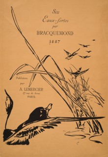 Félix Bracquemond (French, 1833 - 1914). Cover for Six Eaux-fortes par Bracquemond, 1887, 1887.