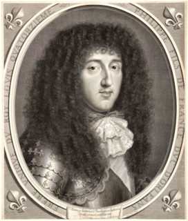Robert Nanteuil (French, 1623 - 1678). Philippe Fils de France, Duc d'Orleans, 1671. Engraving.