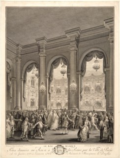 Jean-Michel Moreau le Jeune (French, 1741-1814) after P. L. Moreau (French). The Masked Ball, Given