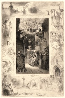 Félix Hilaire Buhot (French, 1847 - 1898). Illustrations for Daudet's Lettres de Mon Moulin, Plate